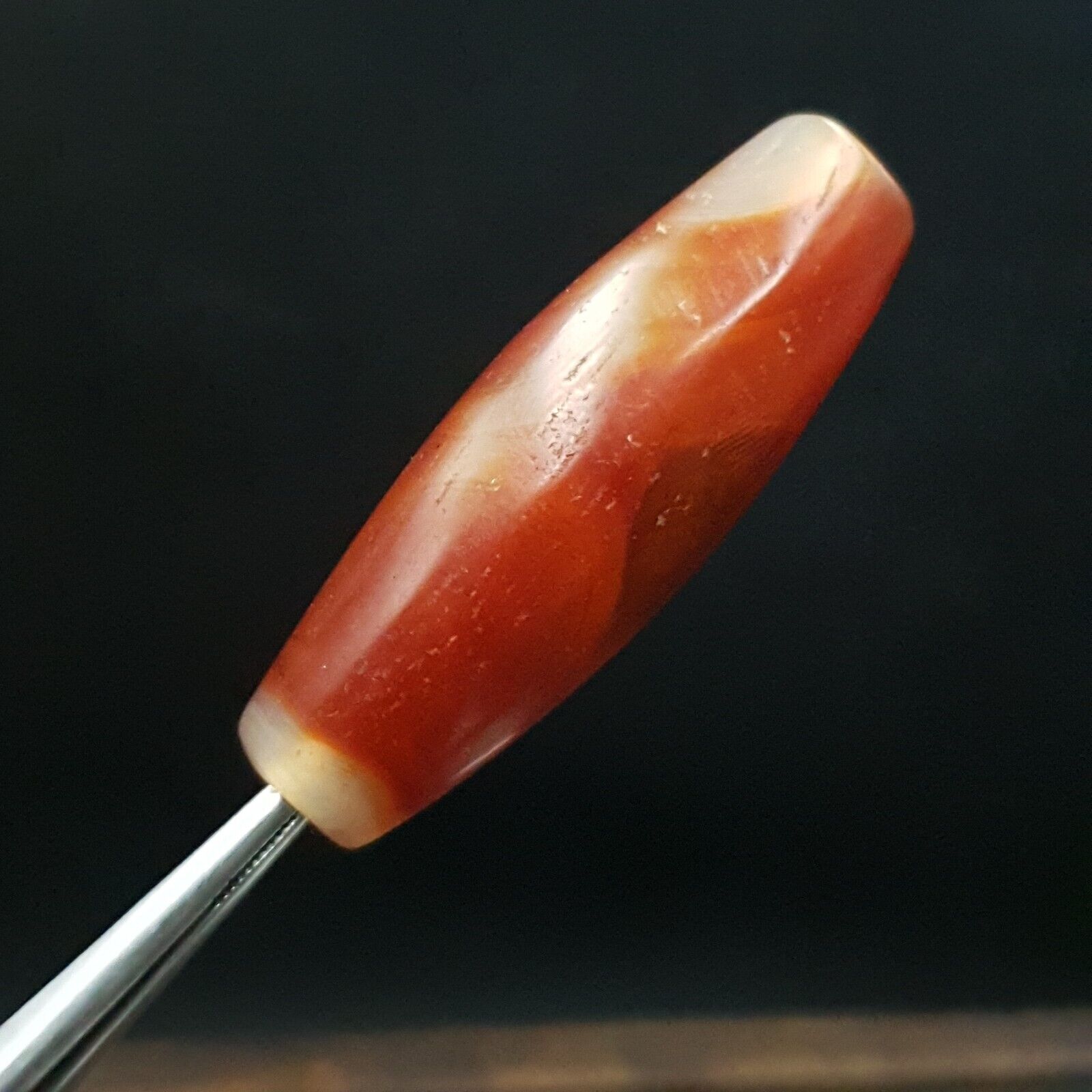 Antique Old Yemeni red Agate Middle Eastern African Agate Bead AFRD-1
