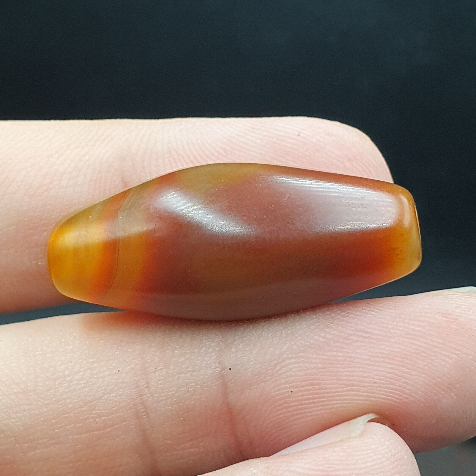 Antique Old Yemeni red Agate Middle Eastern African Agate Bead AFRD-4
