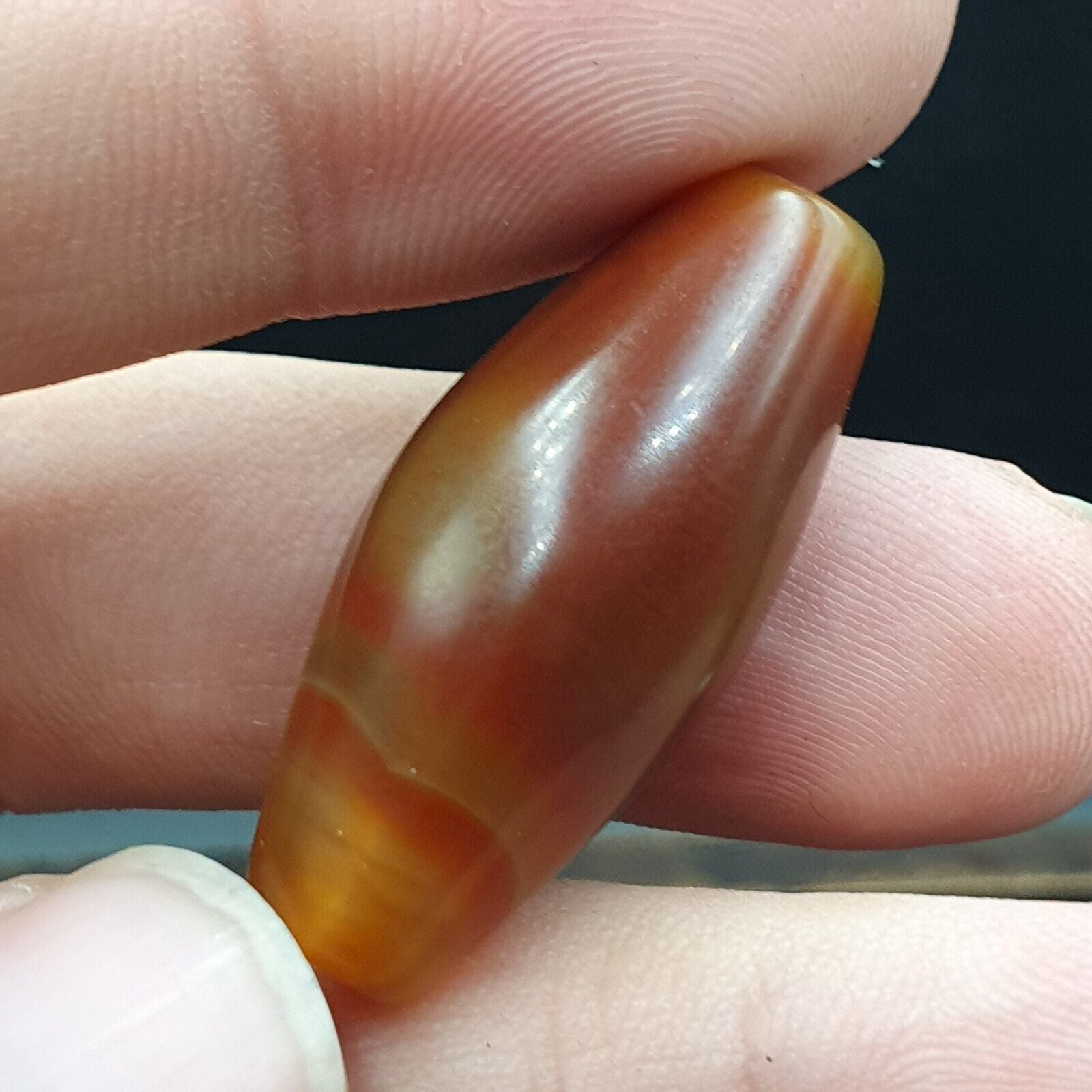 Antique Old Yemeni red Agate Middle Eastern African Agate Bead AFRD-4
