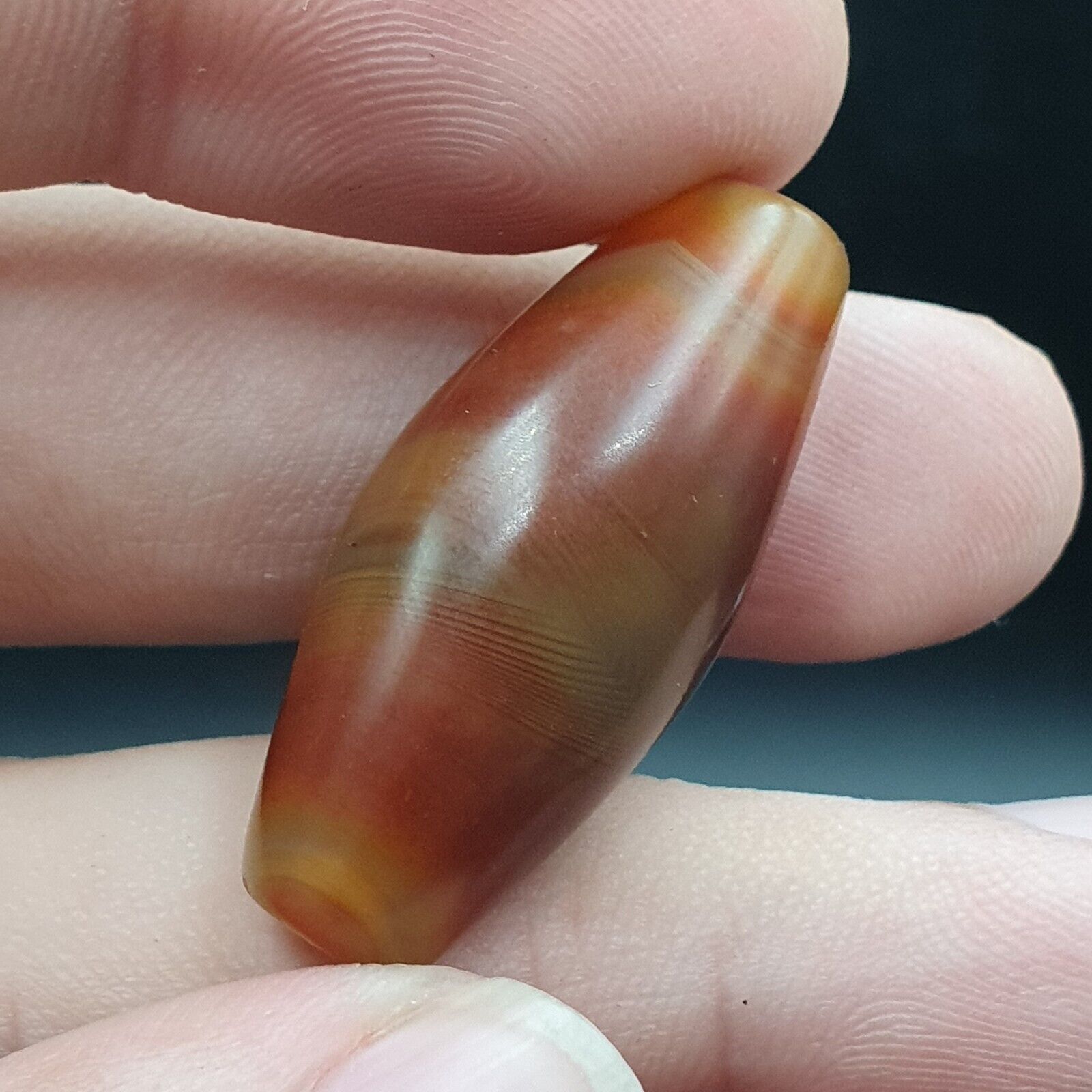 Antique Old Yemeni red Agate Middle Eastern African Agate Bead AFRD-4