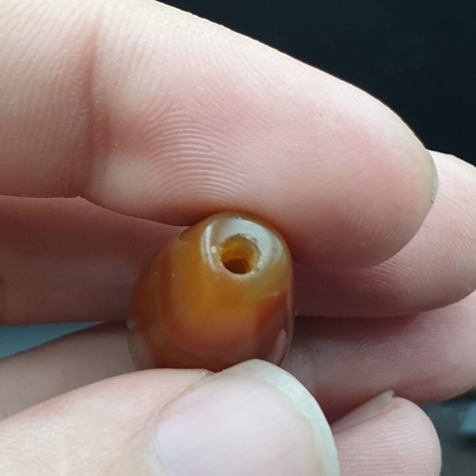 Antique Old Yemeni red Agate Middle Eastern African Agate Bead AFRD-4