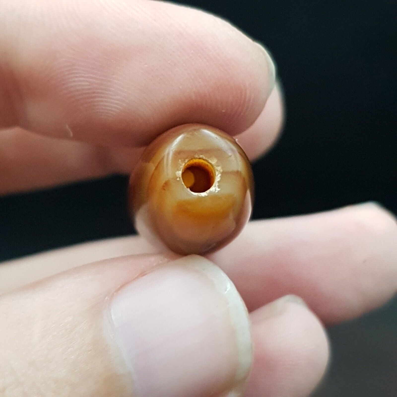 Antique Old Yemeni red Agate Middle Eastern African Agate Bead AFRD-3