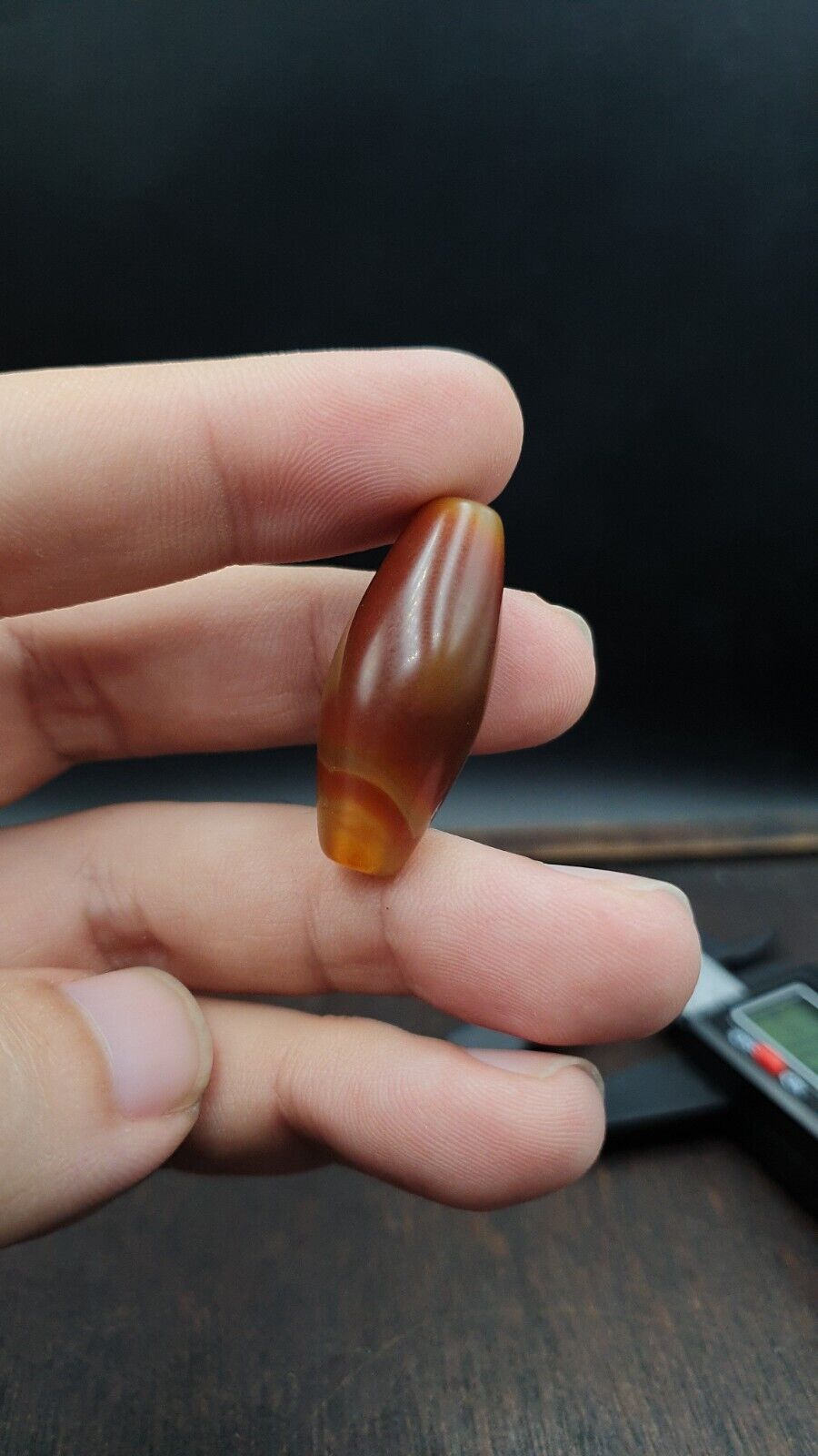 Antique Old Yemeni red Agate Middle Eastern African Agate Bead AFRD-4