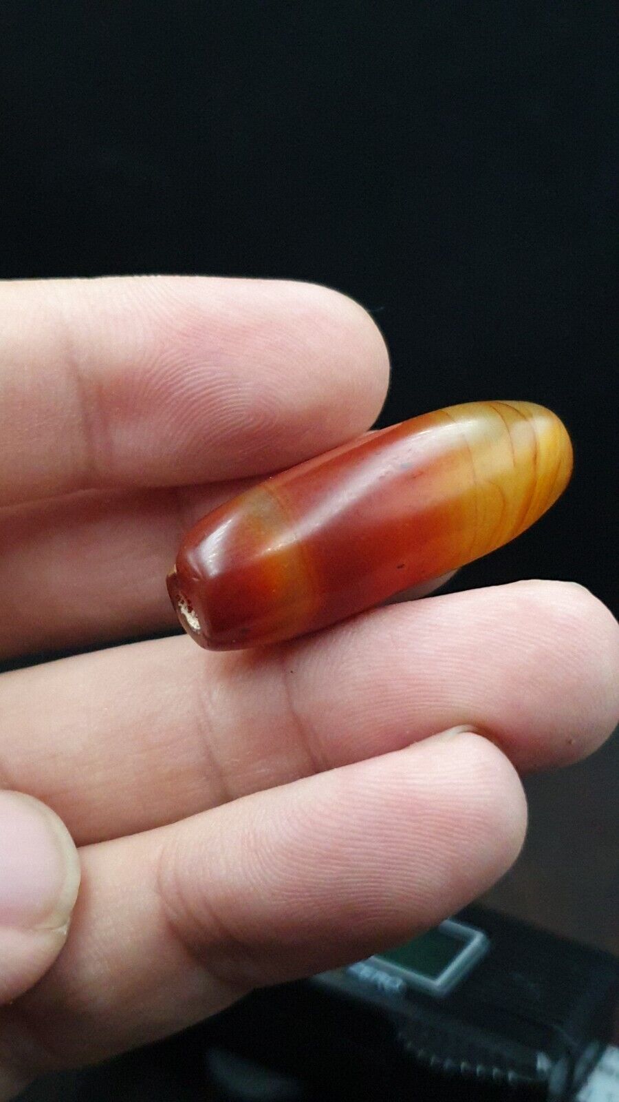 Antique Old Yemeni red Agate Middle Eastern African Agate Bead AFRD-2