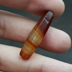 Antique Old African Rare AGATE Traded Bead Top Rare Himalayas  Bead AFR-CT-3