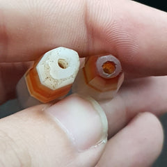 Antique Old African Rare AGATE Traded Bead Lot 2 AFR-CT-L2