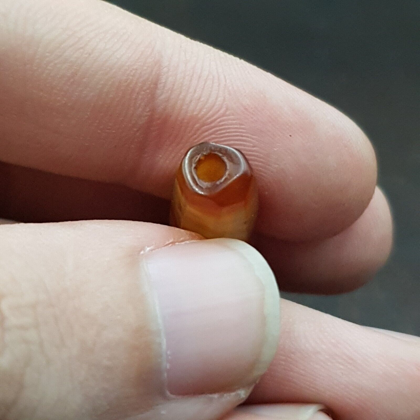 Antique Old African Rare AGATE Traded Bead Top Rare Himalayas  Bead AFR-CT-3