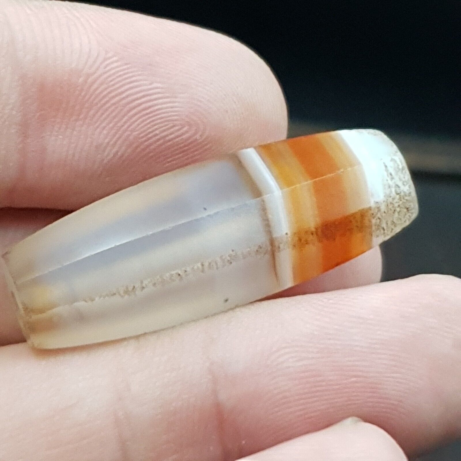 Antique Old African Rare AGATE Traded Bead Lot 2 AFR-CT-L2