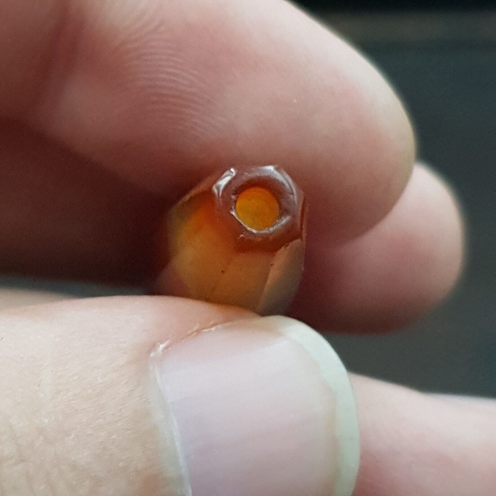 Antique Old African Rare AGATE Traded Bead found in Himalayas AFR-CT-1