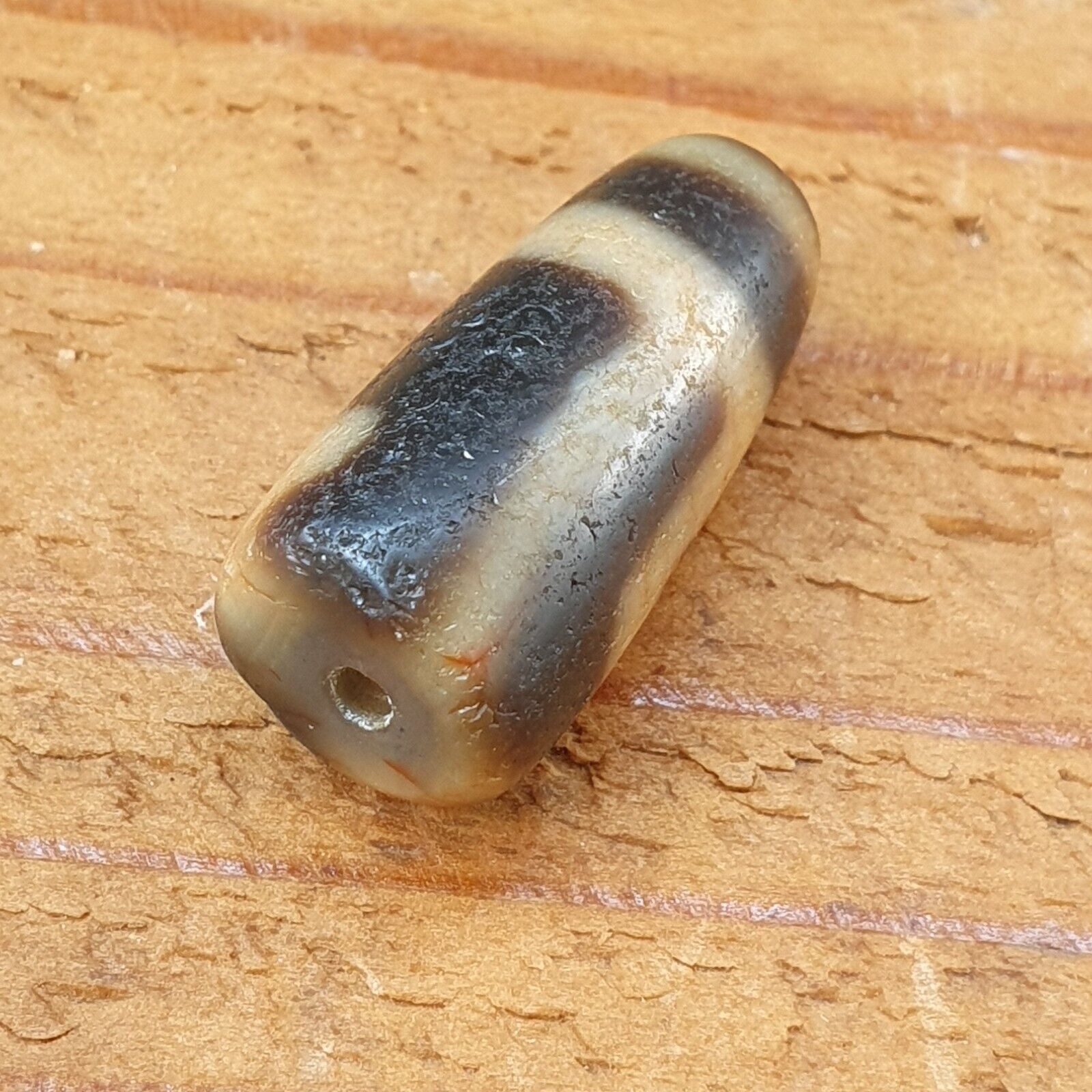 Antique Himalayan Indo Tibetan Agate Dzi Bead Amulet