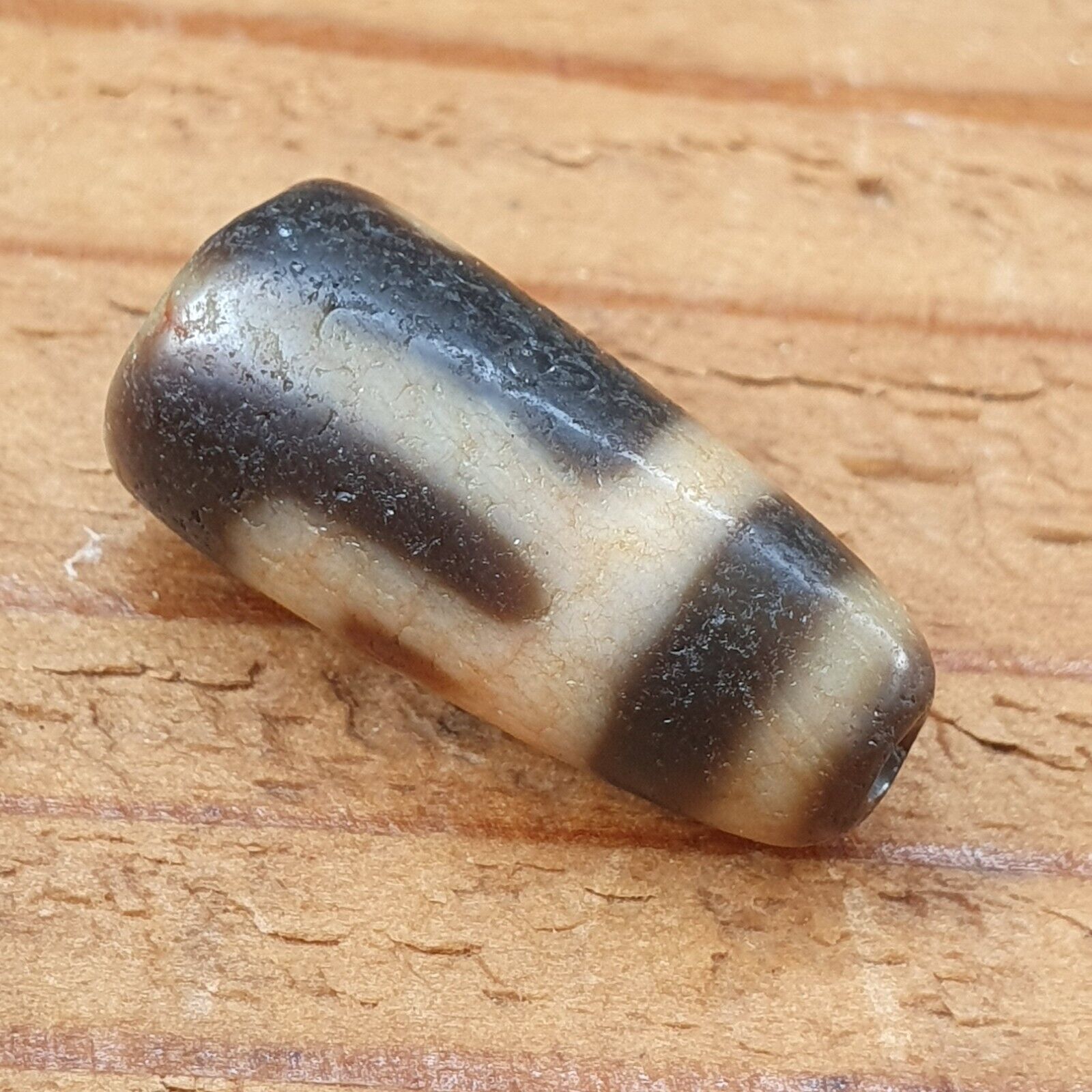 Antique Himalayan Indo Tibetan Agate Dzi Bead Amulet