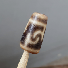 Antique Himalayan Indo Tibetan Agate Dzi Bead Amulet #TBC-4