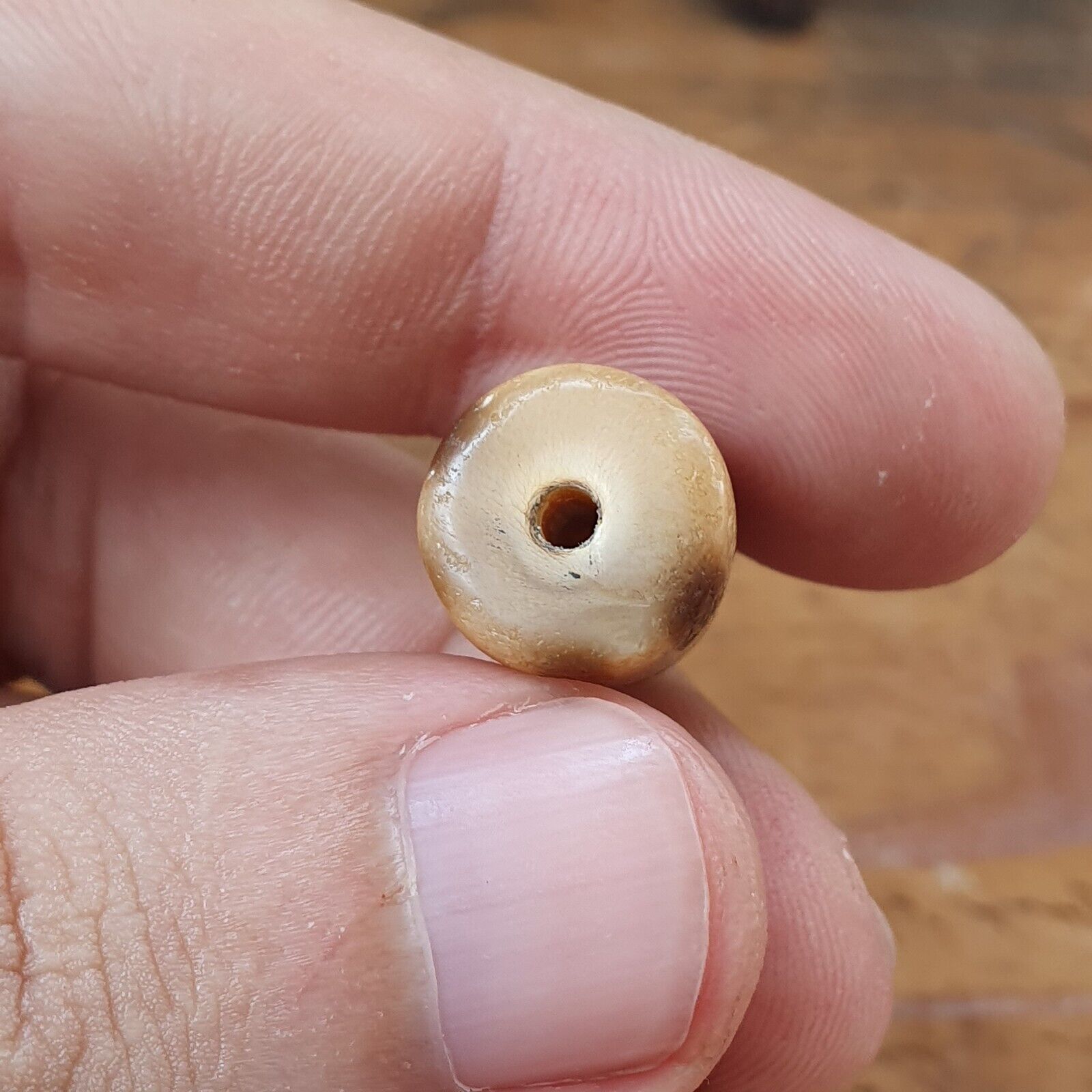 Antique Himalayan Indo Tibetan Agate Dzi Bead Amulet #TBC-2