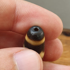 Antique Himalayan Indo Tibetan Agate Dzi Bead Amulet #TBC-5