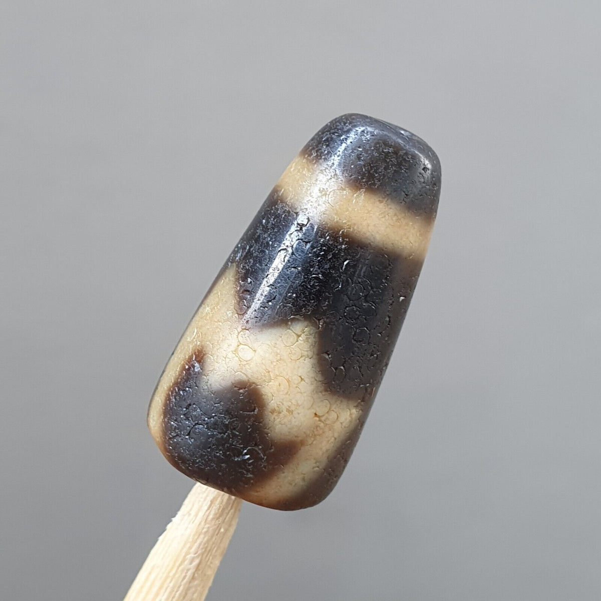 Antique Himalayan Indo Tibetan Agate Dzi Bead Amulet #TBC-5