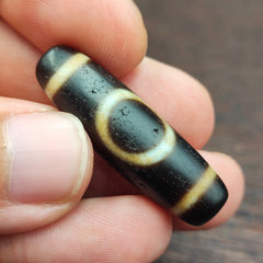 Nepalese Himalayan Indo Tibetan Agate Dzi Bead Amulet  #3-4