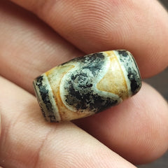 Vintage Himalayan Tibetan Agate Dzi Bead Amulet  #3-1