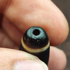 Nepalese Himalayan Indo Tibetan Agate Dzi Bead Amulet  #3-4