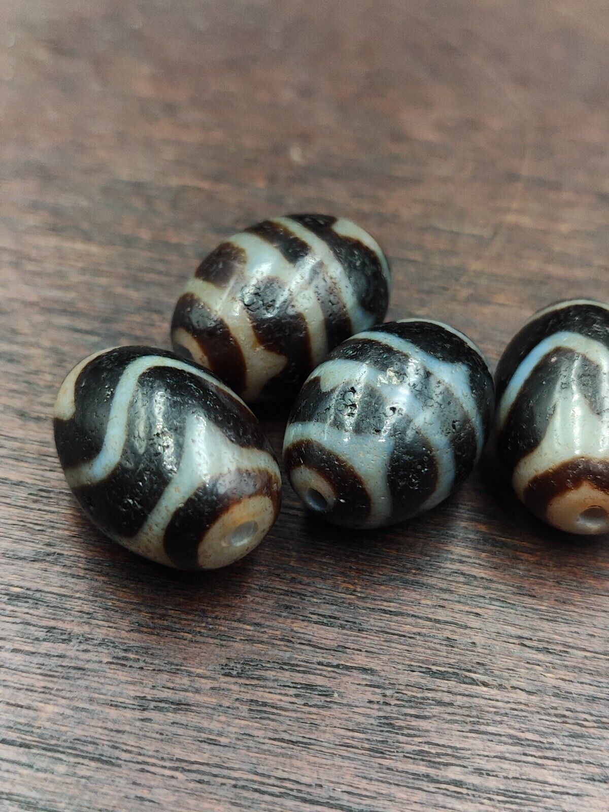 Antique Himalayan Tibetan Agate Dzi Bead Amulet  #3-2
