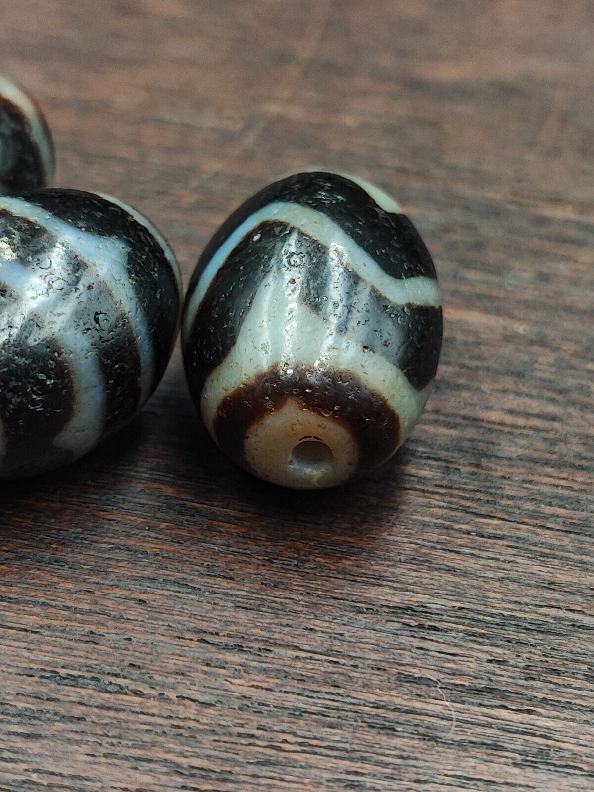 Antique Himalayan Tibetan Agate Dzi Bead Amulet  #3-2