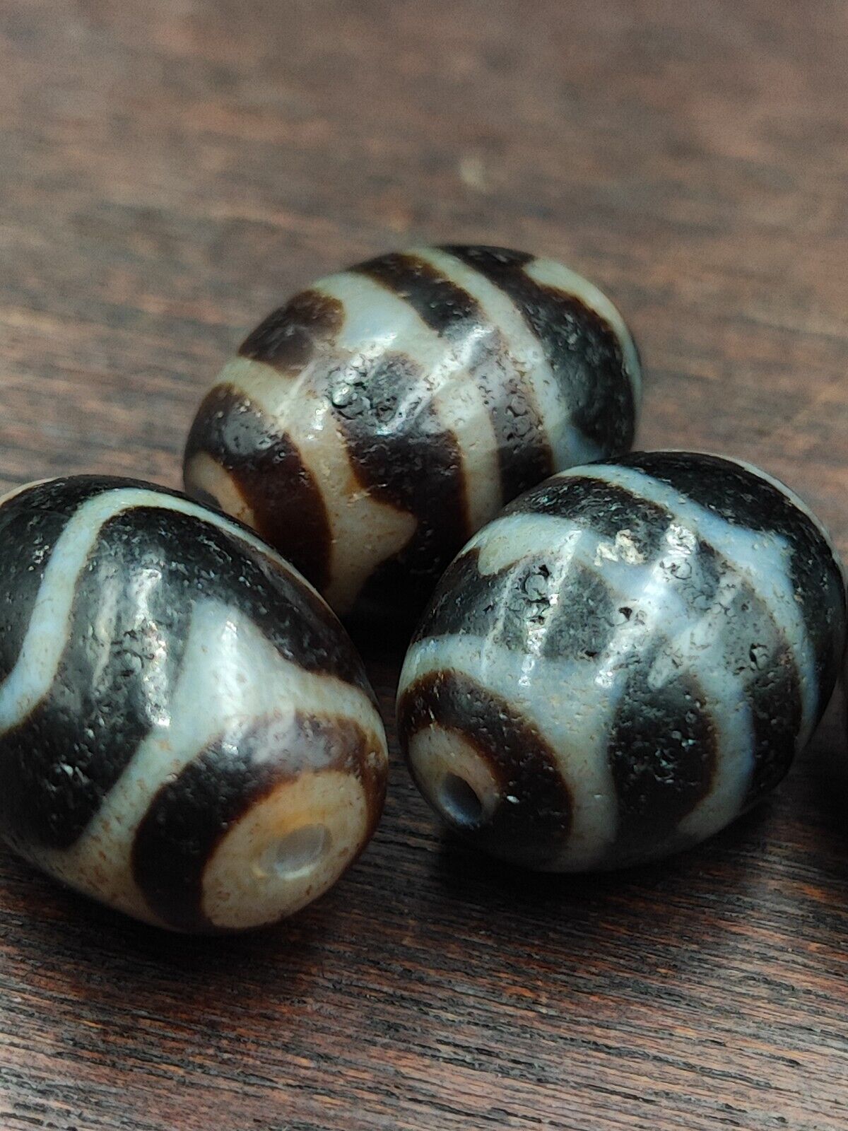 Antique Himalayan Tibetan Agate Dzi Bead Amulet  #3-2
