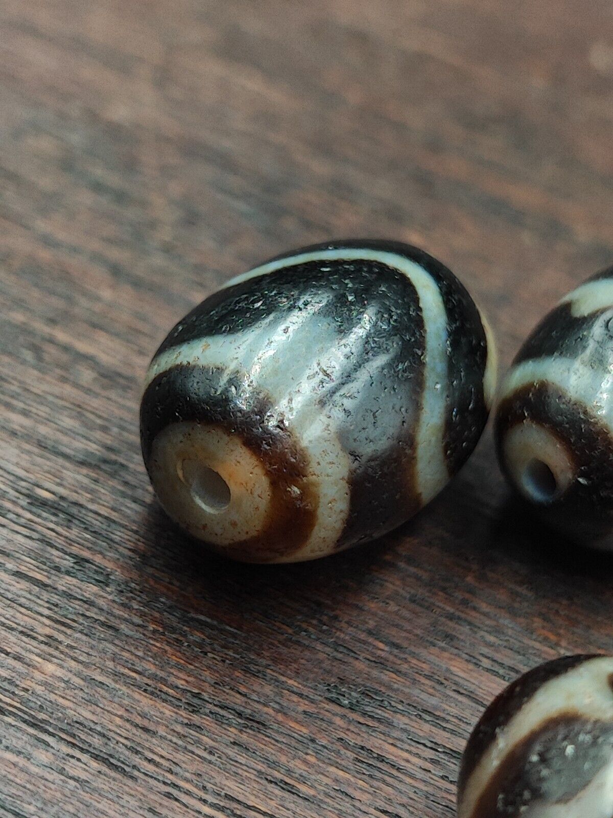 Antique Himalayan Tibetan Agate Dzi Bead Amulet  #3-2