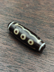 Nepalese Himalayan Indo Tibetan Agate Dzi Bead Amulet  #3-3
