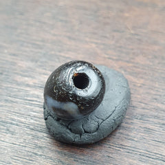 Antique Tibetan 2 Diamond eyes Agate Dzi Bead: A Rare Gem from the Past
