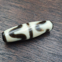 Himalayan Tibetan Agate Dzi Bead Amulet Smooth Skin Bead OTB-12F2