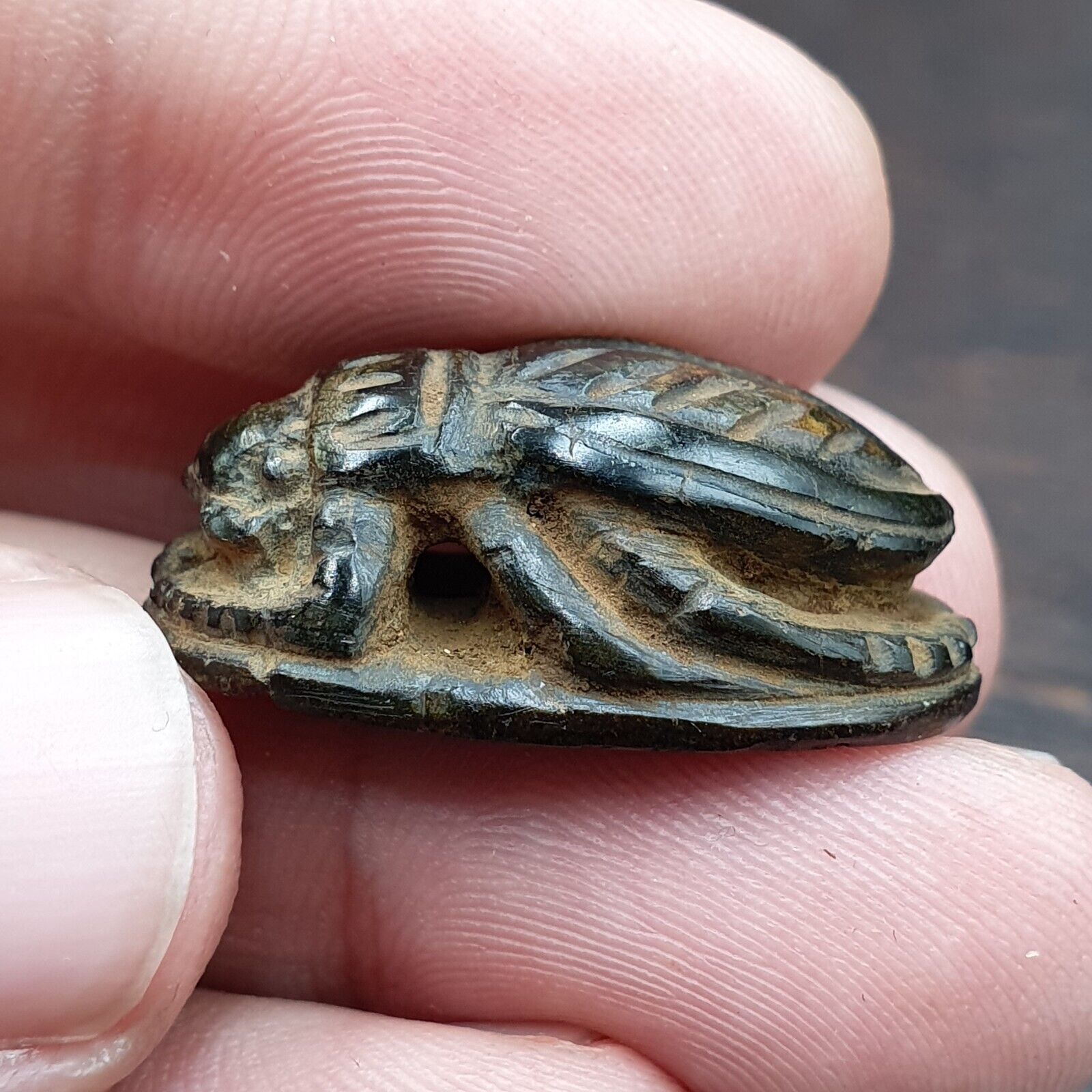 Scarab And Eye Ancient Egyptian amulets Scarabs are beetle-shaped amulets