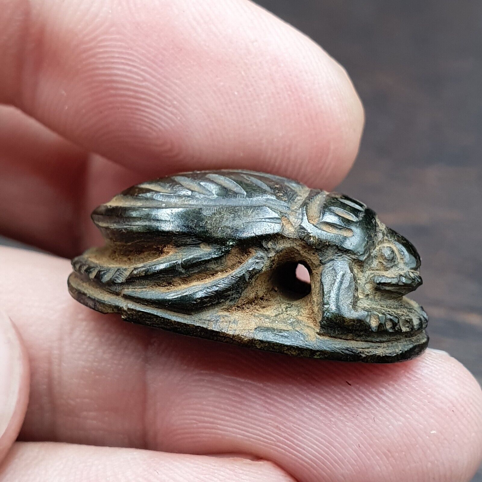 Scarab And Eye Ancient Egyptian amulets Scarabs are beetle-shaped amulets