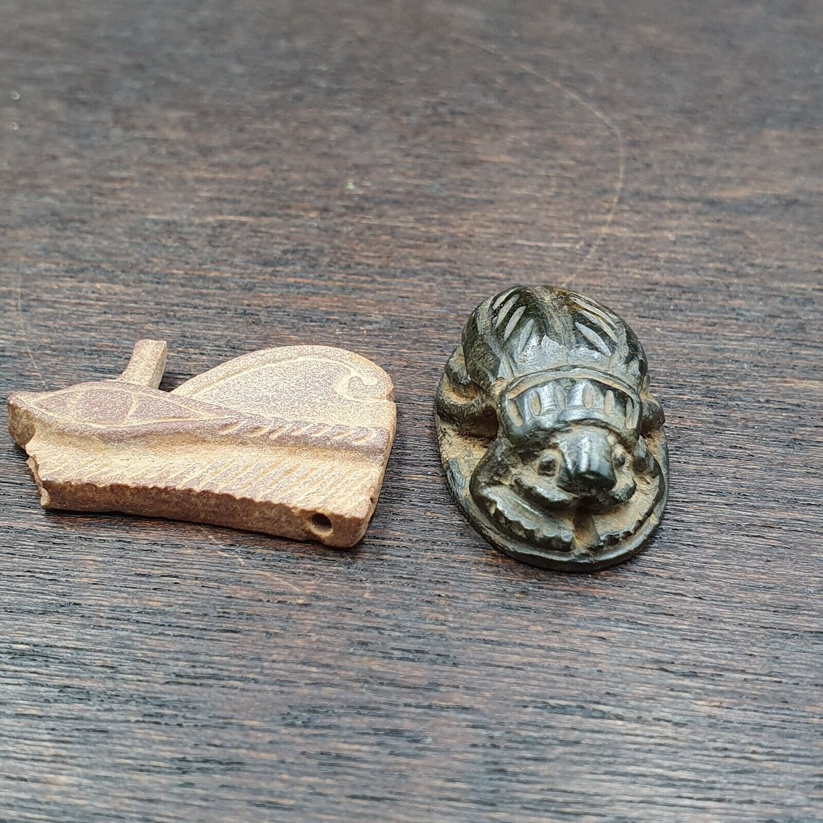 Scarab And Eye Ancient Egyptian amulets Scarabs are beetle-shaped amulets