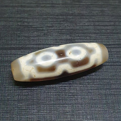 High Quality 4 Round Eyes Old Himalayan Indo Tibetan Agate DZI Bead