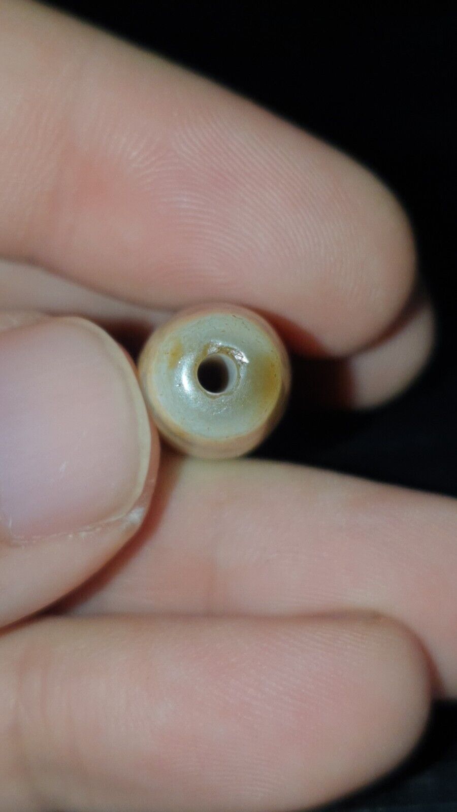 Very Unique 5 eyes Old Himalayan Indo Tibetan Agate DZI Bead Rare Pattern