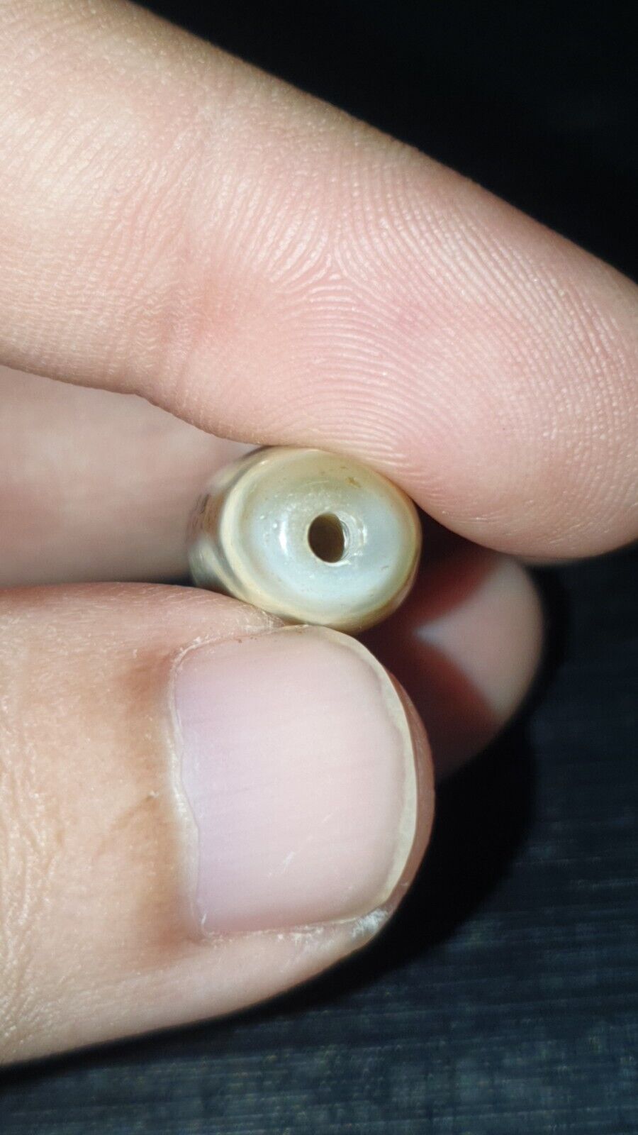 High Quality 4 Round Eyes Old Himalayan Indo Tibetan Agate DZI Bead