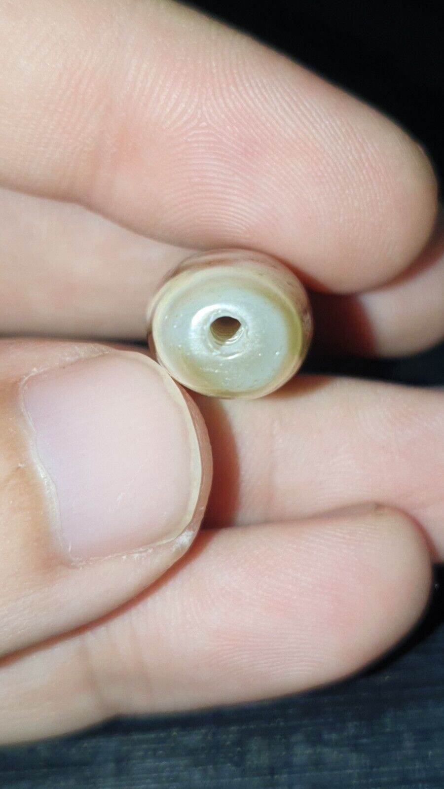 High Quality 4 Round Eyes Old Himalayan Indo Tibetan Agate DZI Bead