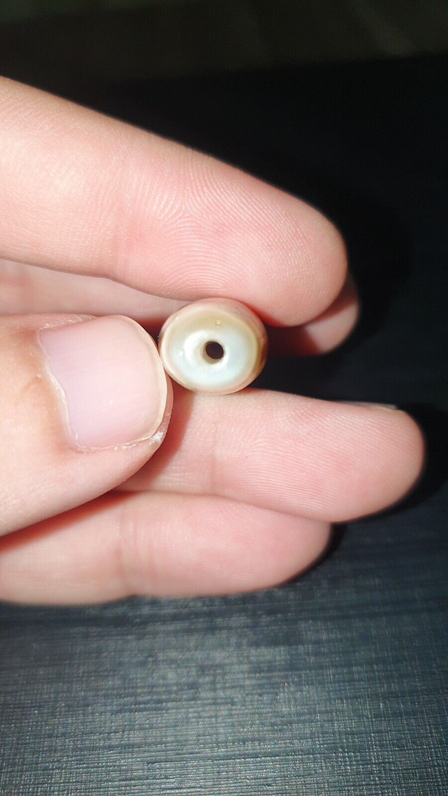 High Quality 4 Round Eyes Old Himalayan Indo Tibetan Agate DZI Bead
