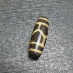 Rare Collectible Tibetan Turtle Pattern Eyes Agate stone Dzi Bead Amulet