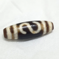 Nepalese Indo Tibetan Vintage Agate stone Dzi Amulet SHD-S